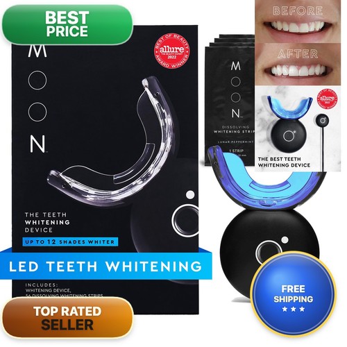 Moon teeth whitening kit - whitening, led
